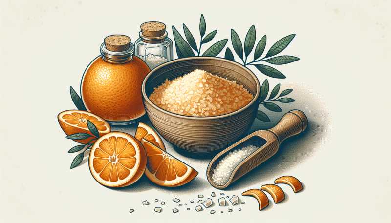 DIY tělový peeling s pomerančovou kůrou
